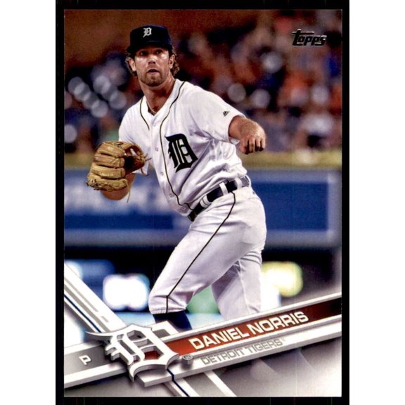 2017 Topps #339 Daniel Norris NM-MT Detroit Tigers Baseball Card Detroit Tigers MLB Baseball Trading Card
