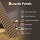 thumbnail image 2 of QinaQin Paneles acústicos de madera acanalada 3D, revestimiento decorativo para pared con absorción y reducción de ruido, ideal para casa, oficina o estudio, 2 of 7