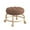 Coffee, variant on HCTSHG Mobile Low Rolling Stool with 360° Swivel Wheels and Leather Seat - Heavy-Duty Adjustable Roller Stool for Home Workshops, Garages and Black Décor Spaces