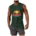 thumbnail image 2 of Njagoc3 Mens Sleeveless Artistic Graphic Tank, Unique Design, Breathable Mesh - Like Fabric, Summer Casual & Outdoor Vest, 2 of 6