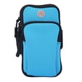 thumbnail image 1 of Deporte al aire libre Correr Correr Ejercicio Gimnasio Brazo Muñeca Bolsa Brazalete Teléfono Caja Bolsa Azul, 1 of 9