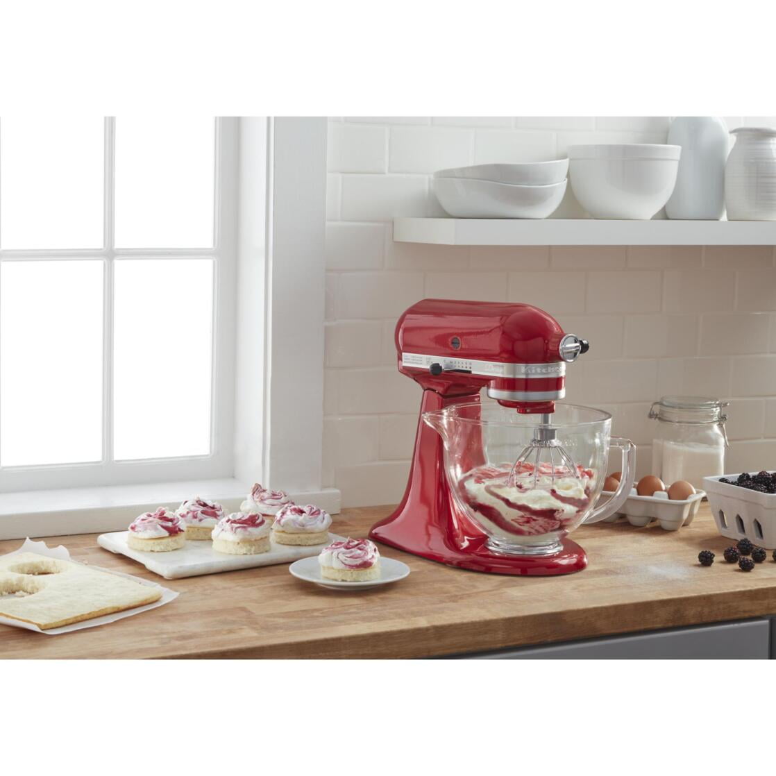 KitchenAid Designer Designer 5-Quart 10-Speed Silk Pink Residential Stand  Mixer at