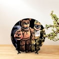 thumbnail image 3 of Lsque Five Nights At Freddy'S Pattern Ceramic Decorative Plate Decorative Plates with Display Stand Personalized Porcelain Plate Ceramic Ornaments for Wall Hanging Decoration-6in, 3 of 6