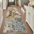 thumbnail image 4 of Abstract Area Rug x Modern Rugs for Living Room Neutral Machine Washable Rug Non Slip Carpet for Bedroom Office Living Room Dining Room Nursery Rug Grey &, 4 of 6