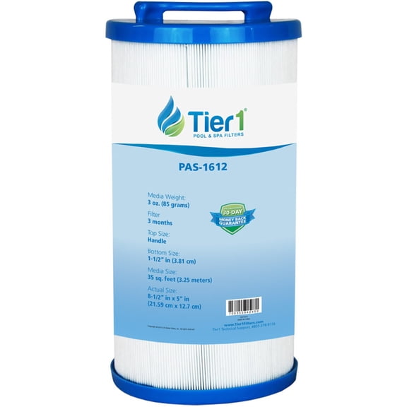 Tier1 Pool & Spa Filter Cartridge | Replacement for 817-4035, Teleweir 35 SF, Pleatco PWW35L, Unicel 4CH-935 and More | 35 sq ft Pleated Fabric Filter Media