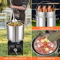 thumbnail image 7 of 84QT Stainless Steel Seafood Boiling Kit with Strainer and 200,000BTU Propane Burner, Crab Crawfish Boil Pot and Stove for Outdoors Cooking and Steaming, Large Stockpot, Non-Assembly, 7 of 7