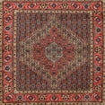 thumbnail image 1 of Ahgly Company Indoor Square Traditional Saffron Red Area Rugs, 5' Square, 1 of 6