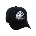 thumbnail image 1 of Gorra de béisbol Gravity Outdoor Co. estructurado negro, 1 of 2