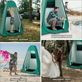 thumbnail image 5 of Pop Up Shower Tent, Portable Privacy Camping Changing Tent, Camp Toilet Bathroom Pod with Rain Shelter & Windows, UPF 50+ & Waterproof, 47.2" x 47.2" x 74.8", 5 of 18