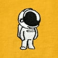 thumbnail image 2 of Dalix Astronaut Embroidered Cotton Classic Fit Long Sleeve Crewneck Tee Shirt Mens in Gold 3XL XXX-Large, 2 of 5