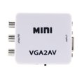 thumbnail image 4 of Methold Convertidor Mini VGA a RCA AV de alta definición 1080P y convertidor de audio VGA2AV / CVBS + Audio a PC HDTV de 3,5 mm Electrónica, 4 of 6