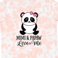 thumbnail image 4 of Inktastic Mimi and Papaw Love Me Girl Panda Girls Toddler T-Shirt, 4 of 5