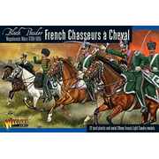 Black Powder Napoleonic Wars French Chasseurs a Cheval Figures 1:56 Military Wargaming Plastic Model Kit