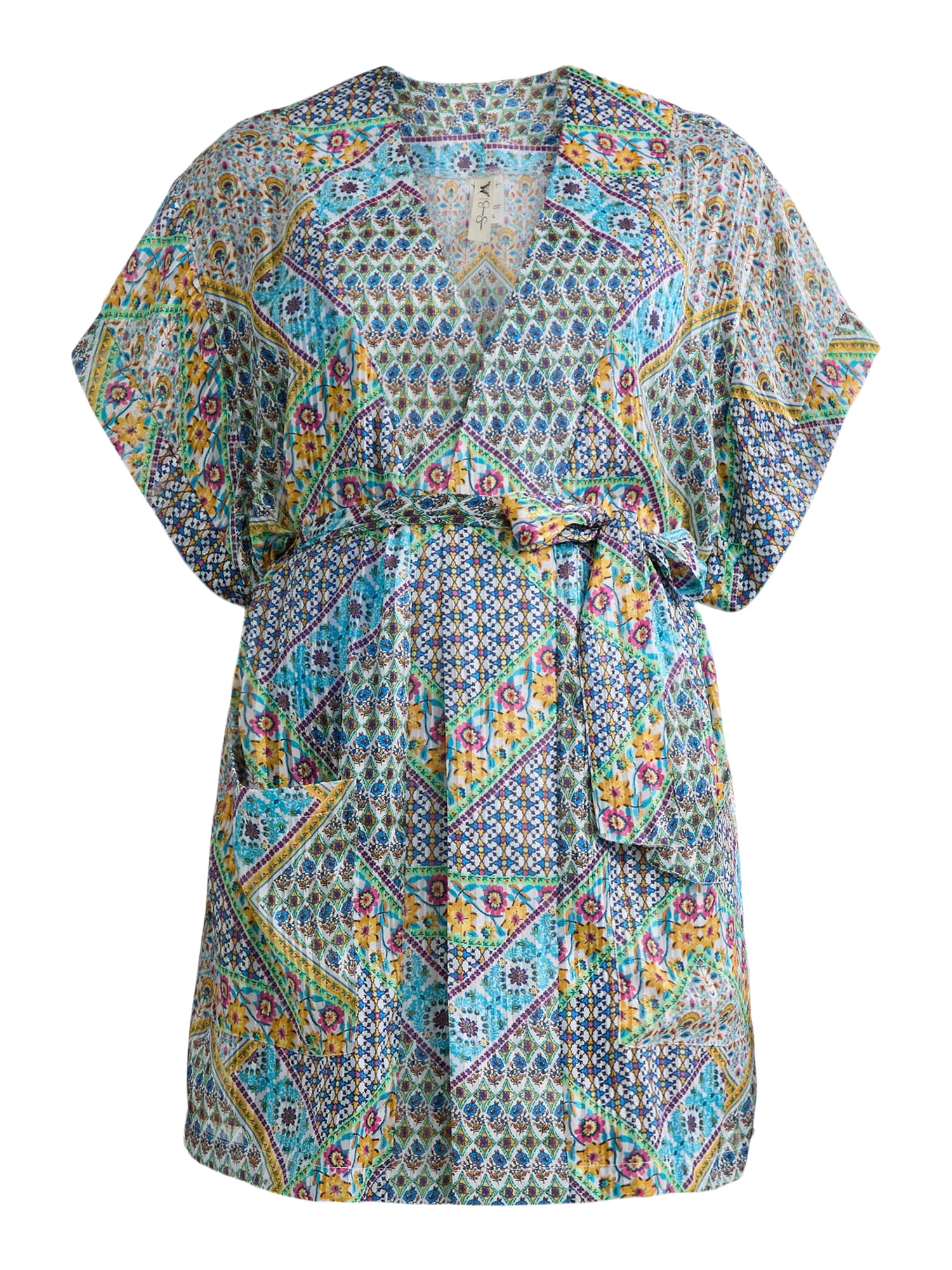 Jessica Simpson Women's Lurex Kimono Robe Swim Coverup, Sizes XS-XXL