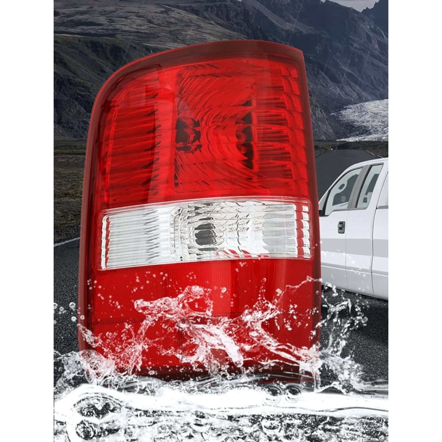 Fits for Ford F150 Tail Lights Lamp 2004-2008 Rear Brake Left Side Drive Side