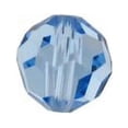 thumbnail image 2 of Swarovski Round Crystal Beads Item #5000 Lt. Sapphire Color 10mm Size - 6 Pieces, 2 of 2
