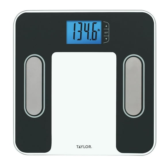 Taylor Precision Products Body Composition Scale Measuring Body Fat, Body Water, Muscle Mass and BMI