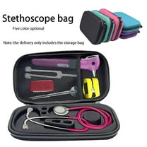The Stethoscope Storage Case Is Cyan|Portable Shockproof Storage Bag EVA Hard Organizer