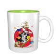 thumbnail image 4 of Taza de cerámica de Looney Tunes para hombres y mujeres, linda taza de café y agua para las vacaciones de Navidad, diseño único con asa para la oficina en casa, taza de café y té decorativa para, 4 of 5