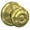 Gold, variant on Schlage FC21GEO619ALD Custom Georgian Passage & Privacy Door Knob Set - Nickel