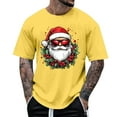 thumbnail image 1 of Tops para hombre, blusas y camisas de manga corta con cuello redondo para hombre, camiseta informal con cuello redondo y estampado para hombre, blusa de manga corta, blusa de poliéster para hombre, 1 of 4
