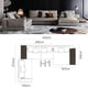 thumbnail image 1 of Living Room Fabric Craft Sofa U-Shaped Corner Concubine Combination Furniture My Lux Decor Round, 1 of 22