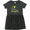 thumbnail image 3 of Inktastic I Love Fireflies Girls Toddler Dress, 3 of 5