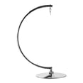 thumbnail image 1 of Aron Living Fauteuil à Bulles en Métal de Style Mi-Siècle de 62 Pouces, Argent, 1 of 1