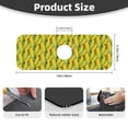 thumbnail image 2 of Xecao Corn 1 for Kitchen Sink Splash Guard Faucet Mat , Faucet Guard & Draining mat, (15" X 5.5" ), 2 of 7