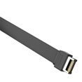thumbnail image 3 of Usb3.1 Baffle Cable 19pin/type-e To Type-c Front C Mother Chassis Pci Bit 10gbps Short Flat Cable 30cm, 3 of 5