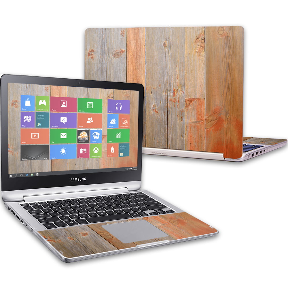 Wood Skin For Samsung Notebook 7 Spin 13.3" (2016) Protective, Durable, and Unique Vinyl Decal