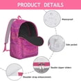 thumbnail image 4 of Versatile Boho Mandala Floral Backpack for Women Men, Lightweight School College Bookbag with Laptop Compartment, All Day Carry, Wonderful Gift, 4 of 5