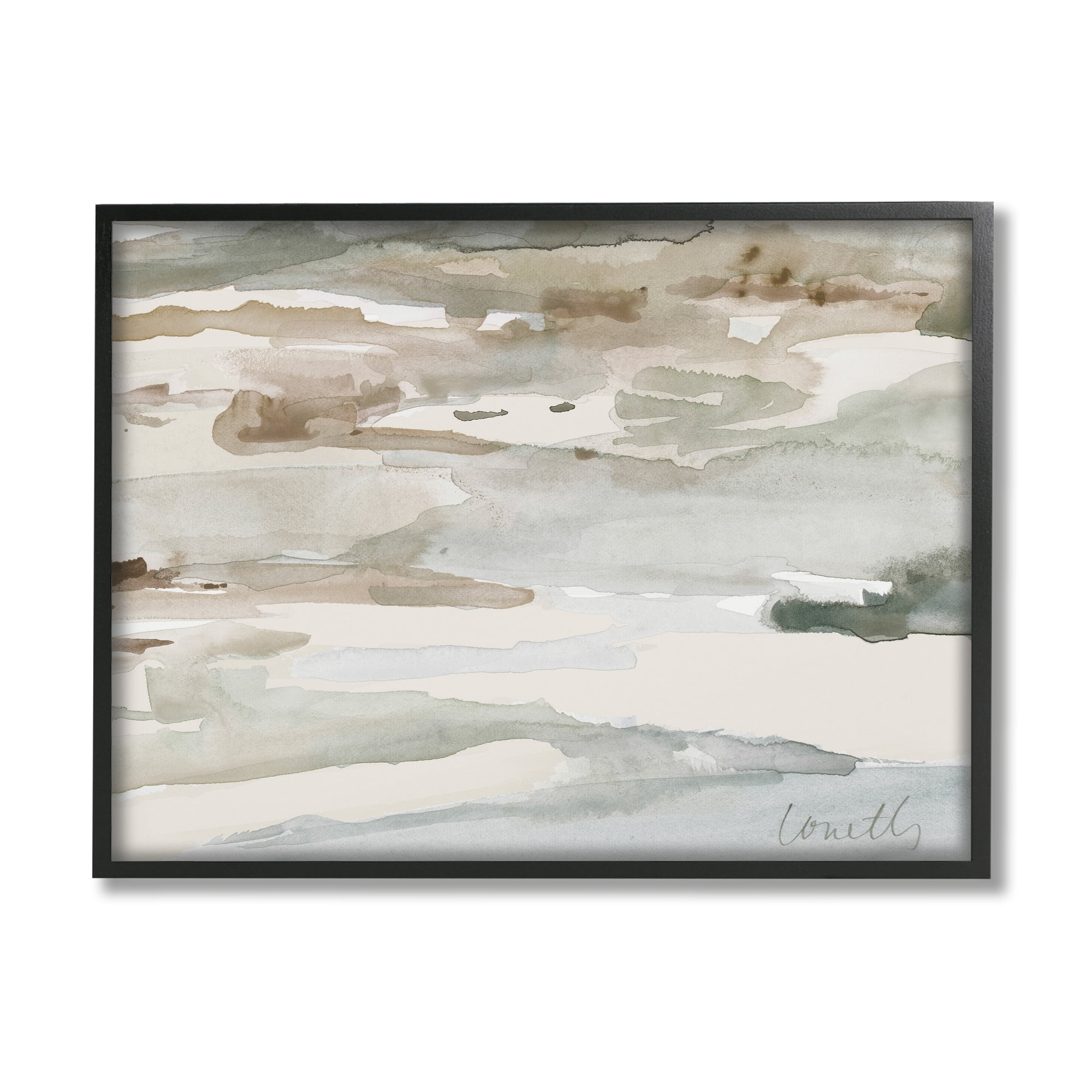 Stupell Industries Mountain River Dry Creek Valley Watercolor,20 x 16, Design by Lanie Loreth