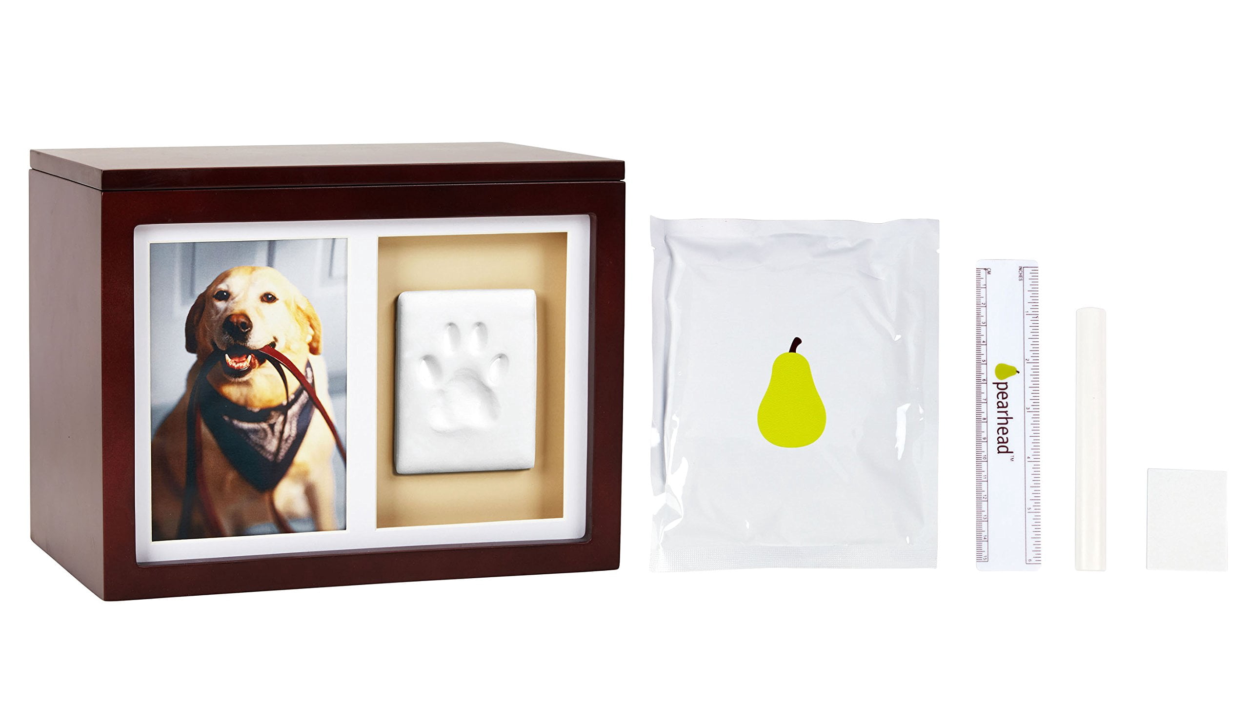 PETT Pet paw print frame with clay print kit and photo display