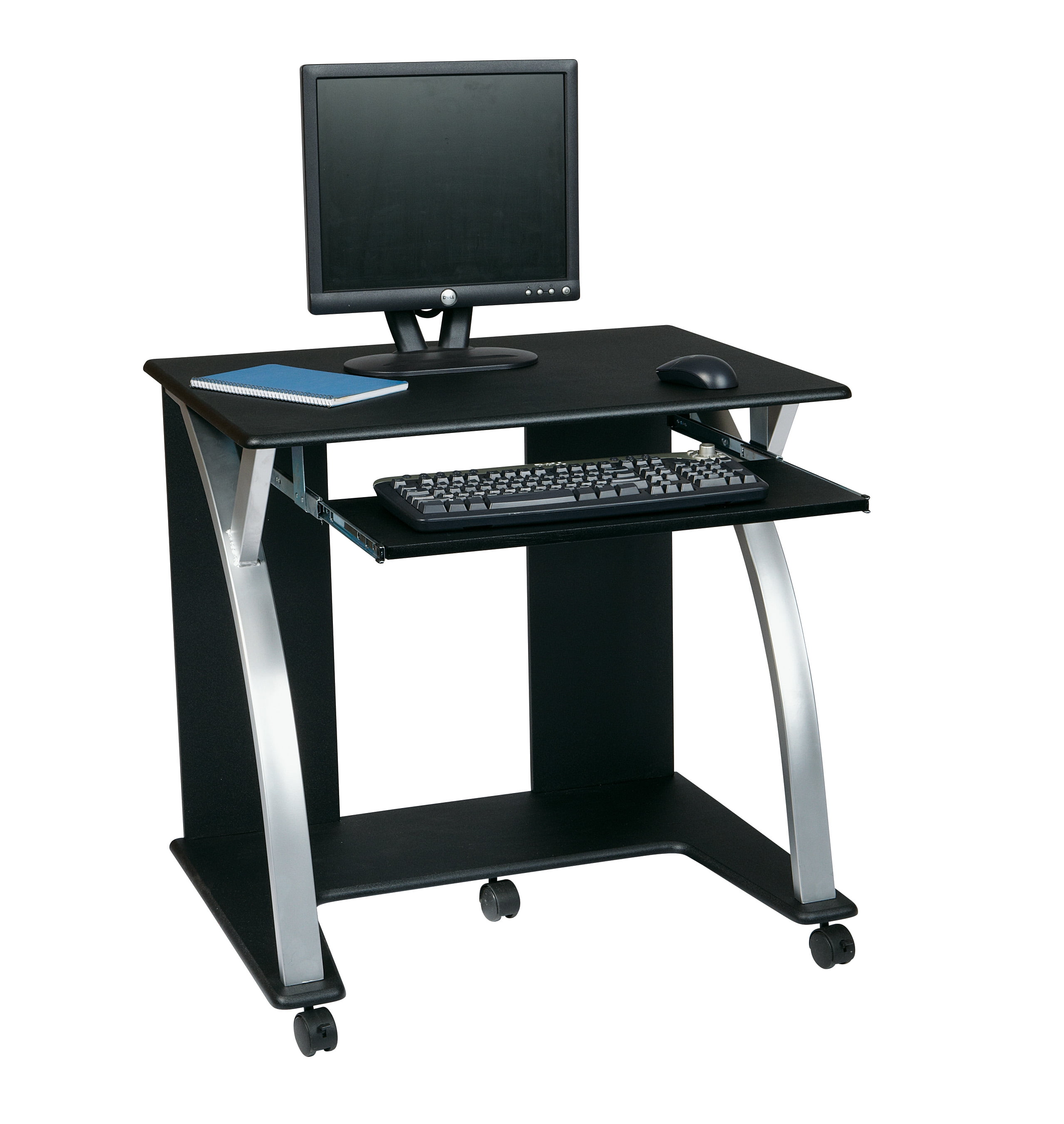 Saturn Computer Desk Black Walmart Com Walmart Com