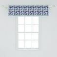 thumbnail image 2 of Ambesonne Fish Valance Pack of 2, Colorful Abstract Underwater, 54"X12", Multicolor, 2 of 2