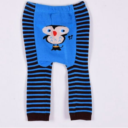 

Cute Baby Kid Infant Toddler Newborn Cartoon Striped Leggings Long Pants Blue 90