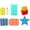 6pcs All colors, variant on Tarmeek Silicone Ice Cube Tray, Star Shaped Ice Molds, Ice Cube Trays for Freezer, Food Grade Easy Release Ice Molds, Star Shape Multi-Purpose for Kitchen, Cocktail, Coffee