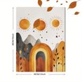 thumbnail image 3 of Qisvanset 12x16 Inch Boho Sun Rainbow Canvas Wall Art, Neutral Rainbow Print Kids Nursery Room Home Decor, 3 of 8