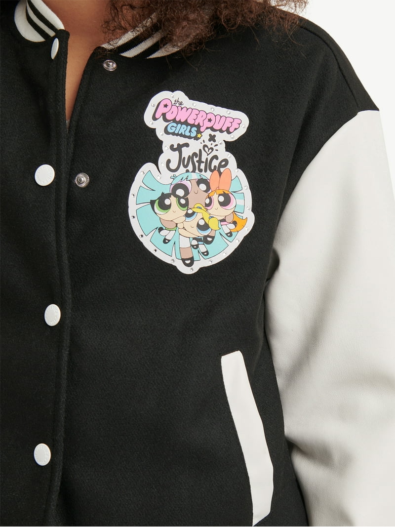 PGG PPG ジャケット　size1 Justice PowerPuff Girls Moto Jacket Oversized Fashion Bomber