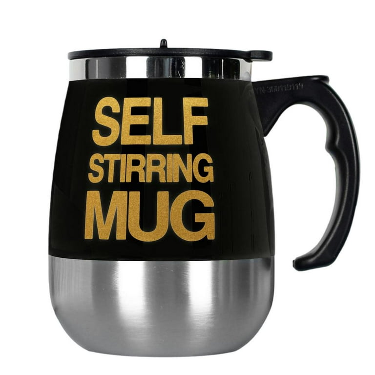 Lacyie Auto Mixing Cup, Self Stirring Coffee Mug, Fun Self Mixing Rotating  Automatic Electric Stainless Steel Mug for Coffee Tea beautiful 
