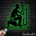 thumbnail image 4 of Handmadetneonsign Plumber Metal Sign Wall Decor, Plumber Metal Wall Art, Plumber Metal Wall Decor, 4 of 5
