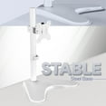 thumbnail image 4 of VIVO White Single LCD Monitor Adjustable Desk Stand, Fits 1 Screen, 4 of 6