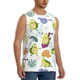 thumbnail image 2 of Disketp Orange Green Avocado Sleeveless Tshirts For Men, Muscle Shirts For Men Dry Fit Tank Top-3x-Large, 2 of 8