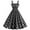 Black, variant on Elainilye Fashion Dresses for Women 2024 Round Neck Sleeveless Retro Suspender Wrapped Breast Polka Print Lace A-Line Dress,Black