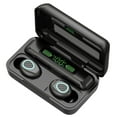 thumbnail image 2 of Ganfancp Espejo Tws-Auriculares con Rgb Led Lámpara de Respiración Pantalla Digital Touch-Control Inalámbrico Bluetooth Auriculares Auriculares Auriculares Largo Ofertas Del Día Liquidación 1 Par de, 2 of 7