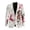 Cherry Blossom Horse Design, variant on Psesaysky Hunting Camo Wildlife Pattern with Pocket Business Casual Office Blazers, Lightweight Polyester Long Sleeve Coat for Formal Prom