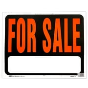 Hy-Ko Jumbo 14.5 x 18.5 inch Plastic For Sale Sign, Large Text Box