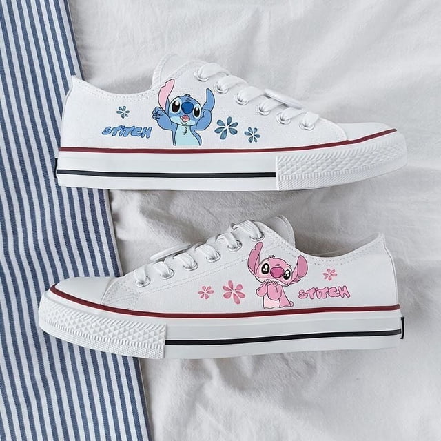 Zapatos de lona para mujer, zapatos de mujer con grafiti de dibujos animados de caña baja, zapatos de tela finos y transpirables de verano para estudiantes, zapatillas de deporte modernas y versátiles