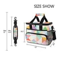 thumbnail image 3 of FORMRS Insulated Cooler Bag 24 Cans Capacity Soft Leakproof Lunch Box with Side Pockets, Abstract Geometric, 3 of 7